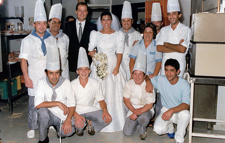 Boda de Mayte Córdoba y Manuel Jiménez 1987 - Restaurante El Faro de Cádiz